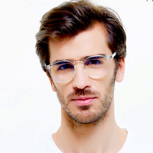 Clear blue light round glasses - Picture 2 of 6